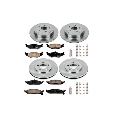 PowerStop Power Stop 96-00 Plymouth Breeze Front & Rear Autospecialty Brake Kit KOE1677