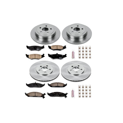 PowerStop Power Stop 96-00 Plymouth Breeze Front & Rear Autospecialty Brake Kit KOE1680