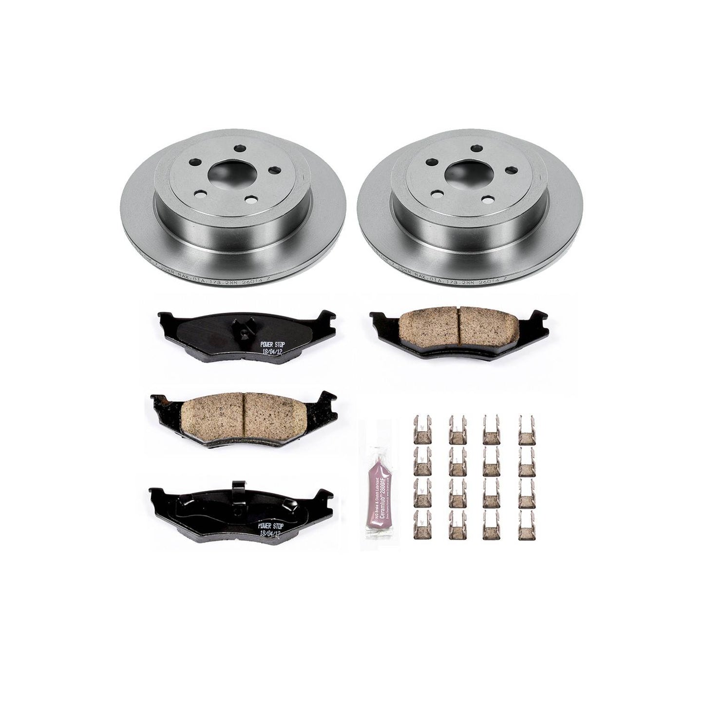 PowerStop Power Stop 96-00 Plymouth Breeze Rear Autospecialty Brake Kit KOE1687