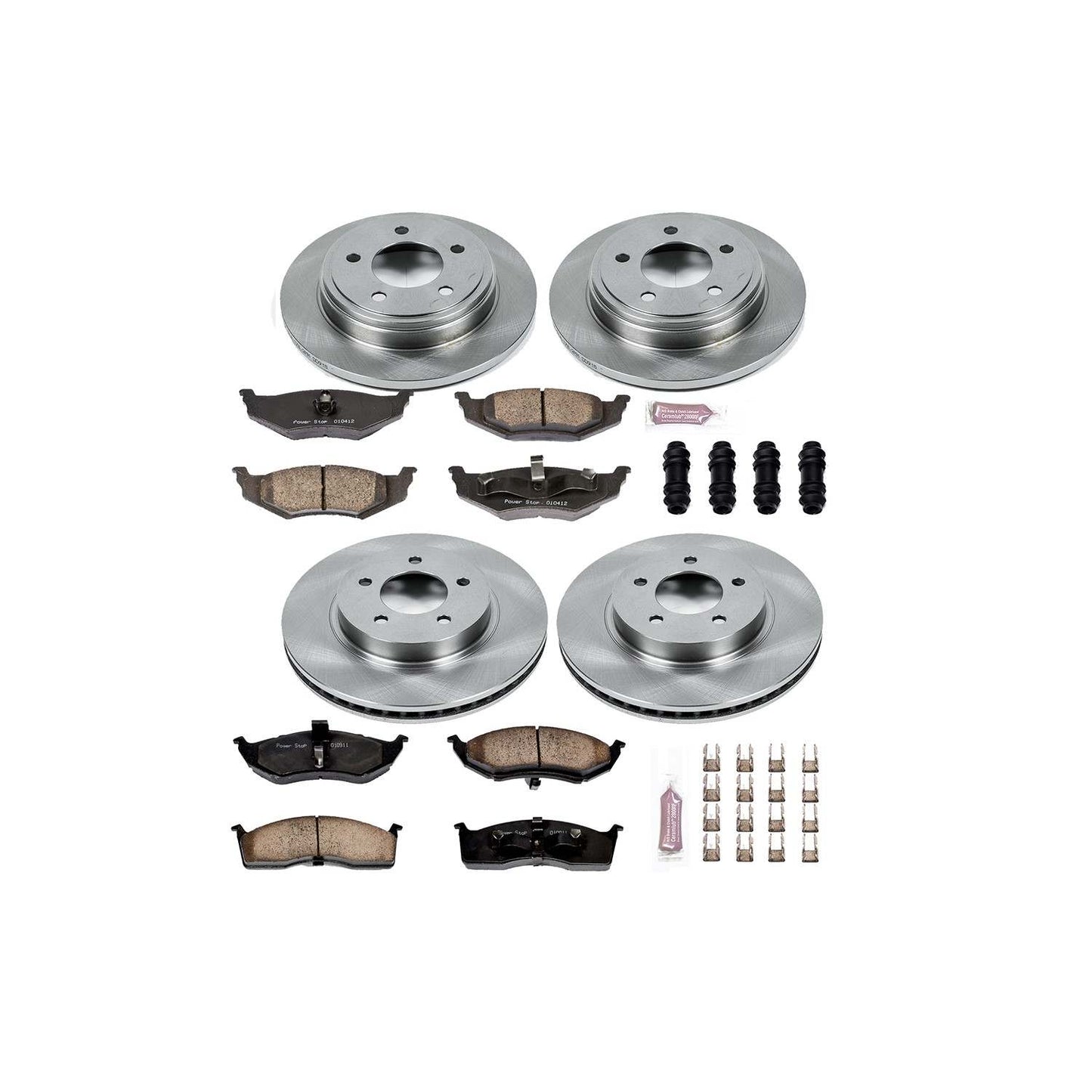 PowerStop Power Stop 99-04 Chrysler 300M Front & Rear Autospecialty Brake Kit KOE1693