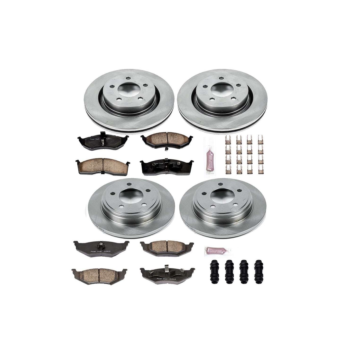 PowerStop Power Stop 99-02 Chrysler 300M Front & Rear Autospecialty Brake Kit KOE1701