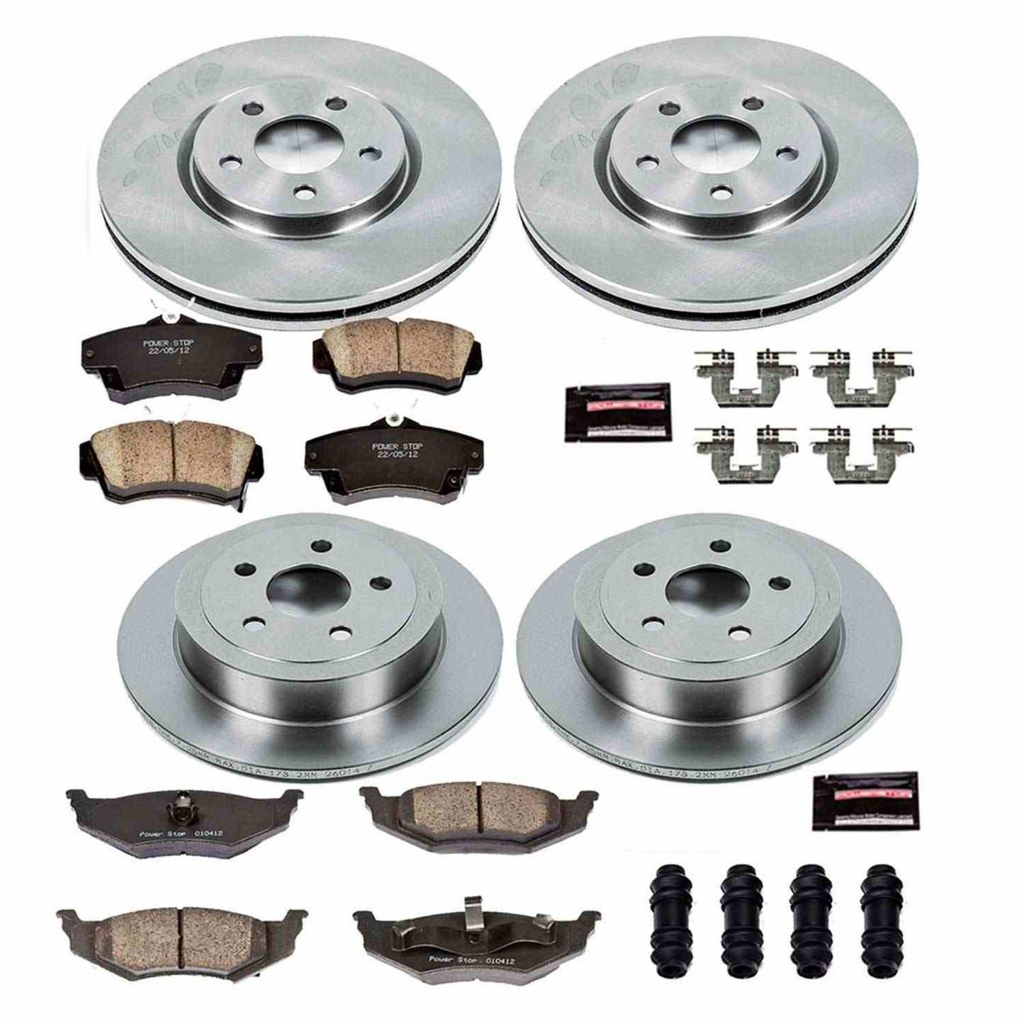 PowerStop Power Stop 04-05 Chrysler PT Cruiser Front & Rear Autospecialty Brake Kit KOE1707