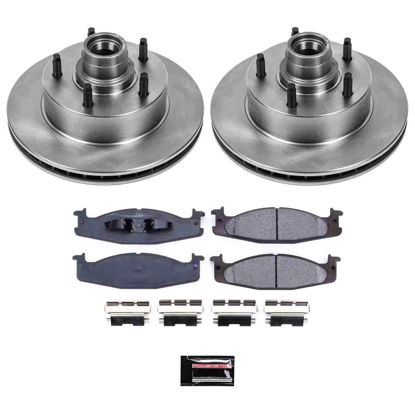 PowerStop Power Stop 94-01 Ford E-150 Front Autospecialty Brake Kit KOE1831