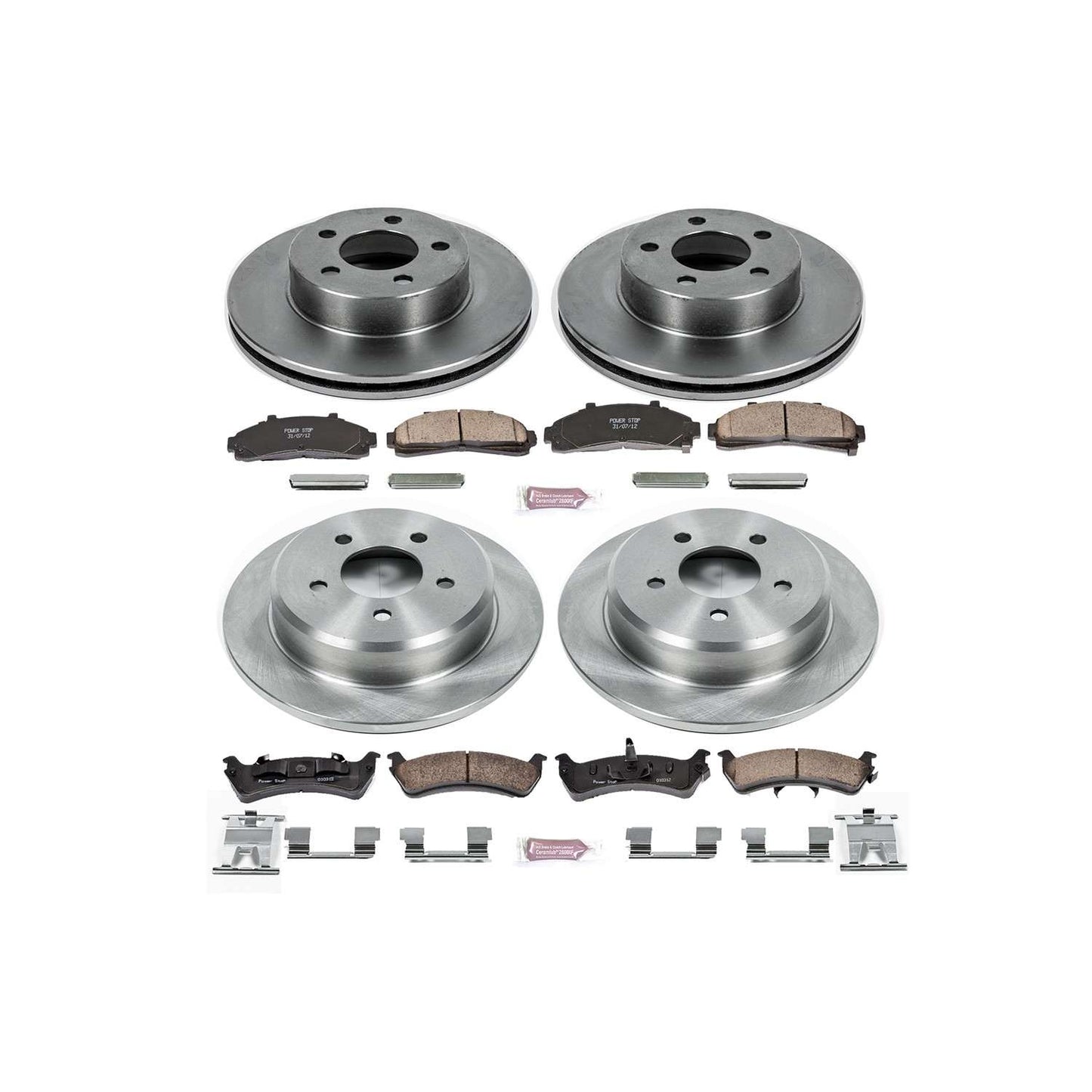 PowerStop Power Stop 95-01 Ford Explorer Front & Rear Autospecialty Brake Kit KOE1861