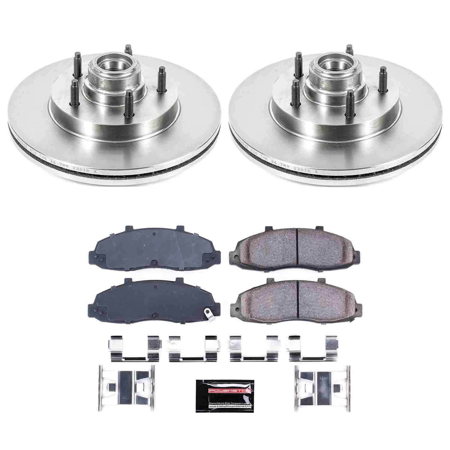 PowerStop Power Stop 97-00 Ford F-150 Front Autospecialty Brake Kit KOE1863