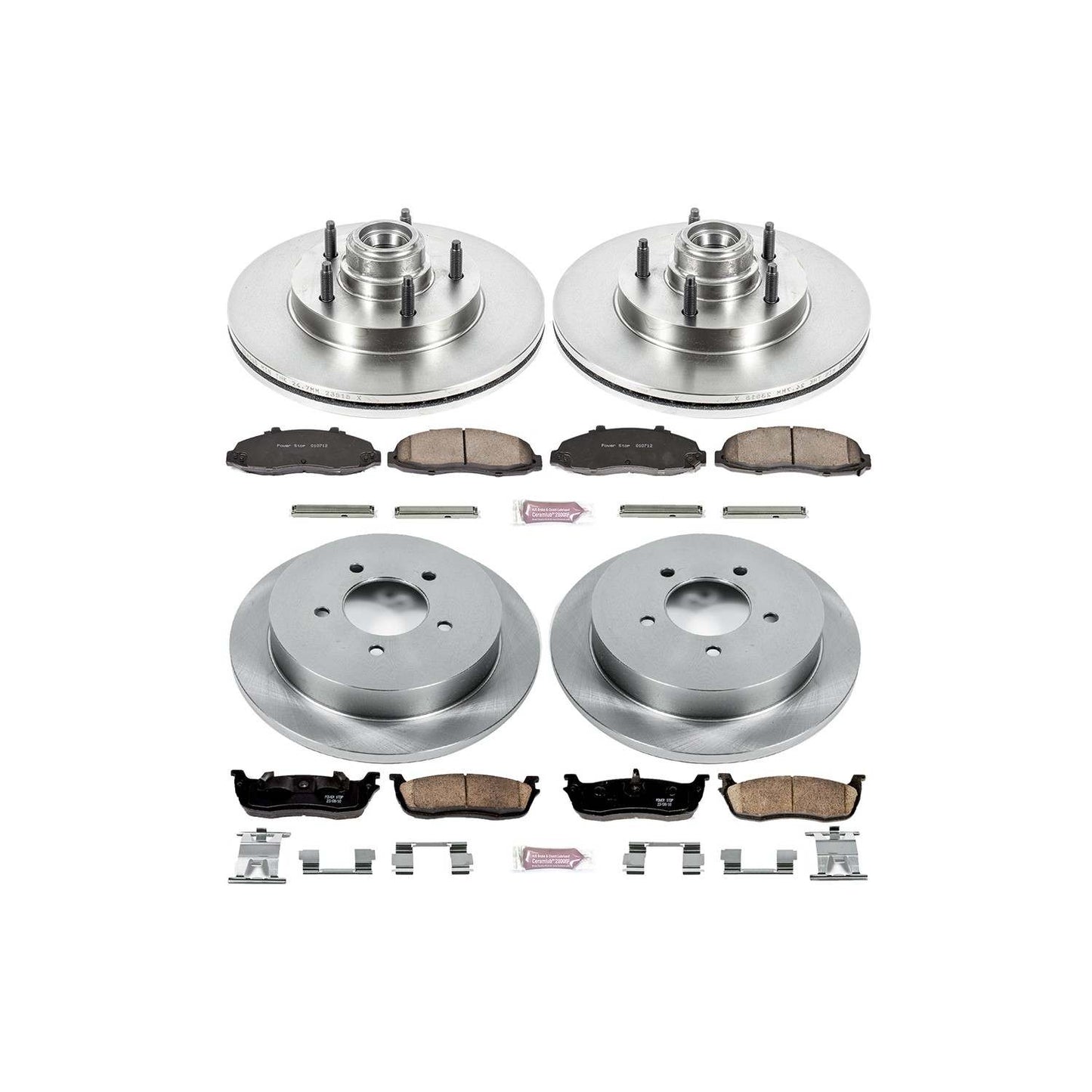 PowerStop Power Stop 99-00 Ford F-150 Front & Rear Autospecialty Brake Kit KOE1864