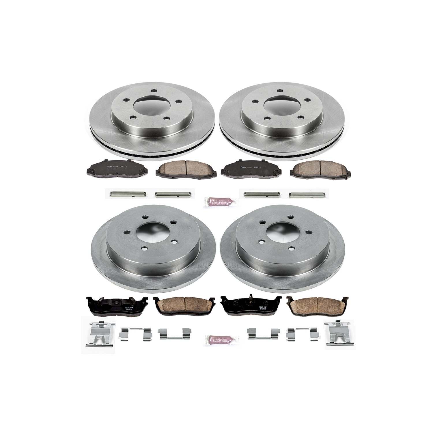 PowerStop Power Stop 00-03 Ford F-150 Front & Rear Autospecialty Brake Kit KOE1868