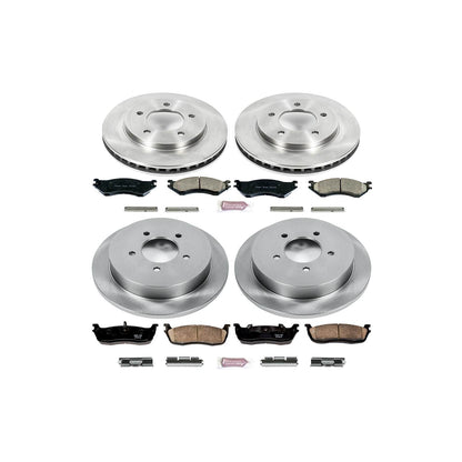 PowerStop Power Stop 97-00 Ford Expedition Front & Rear Autospecialty Brake Kit KOE1870