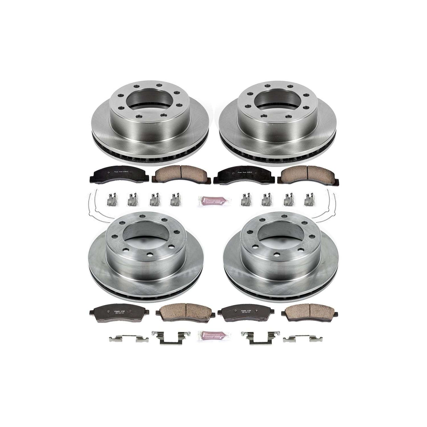 PowerStop Power Stop 00-05 Ford Excursion Front & Rear Autospecialty Brake Kit KOE1906