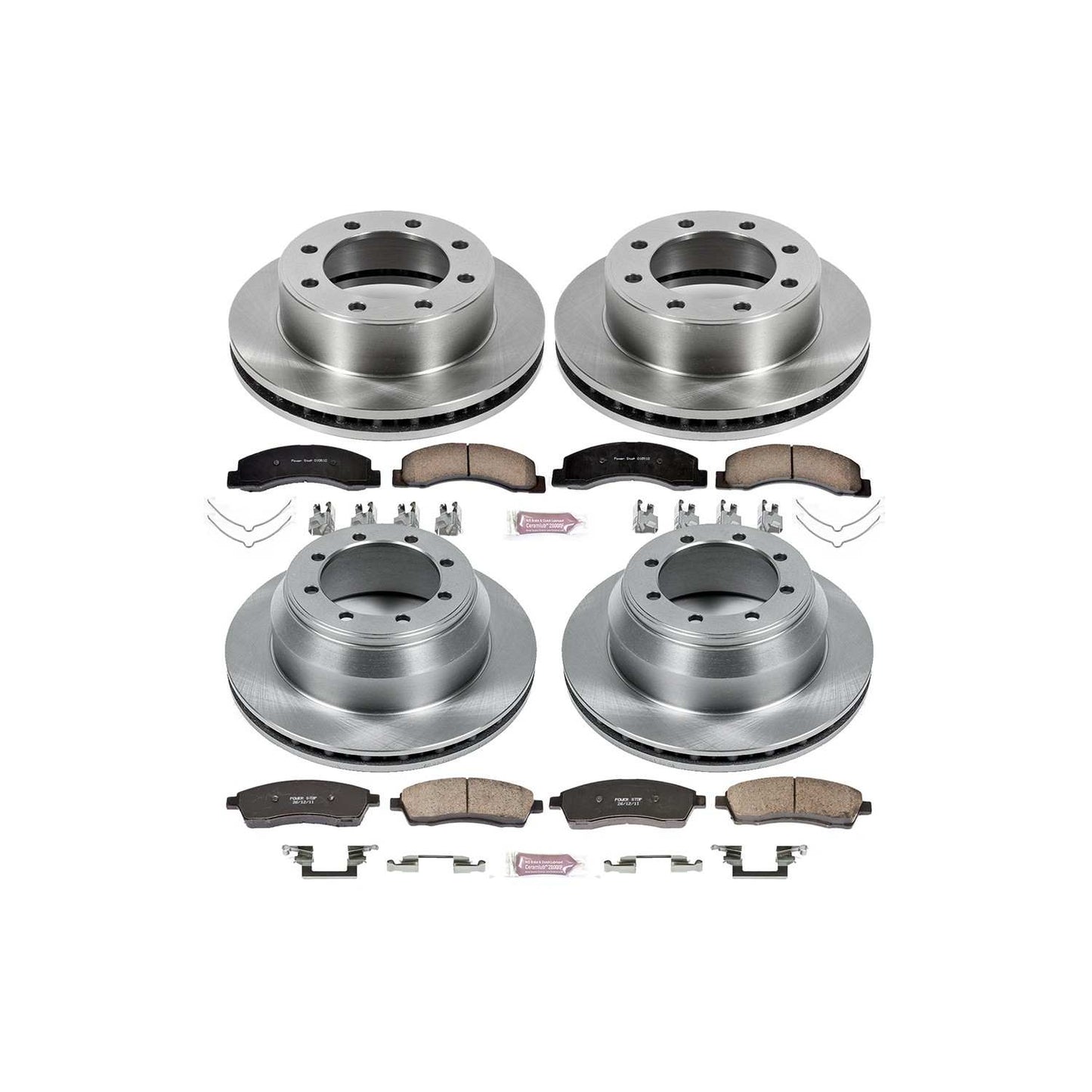 PowerStop Power Stop 99-04 Ford F-350 Super Duty Front & Rear Autospecialty Brake Kit KOE1907