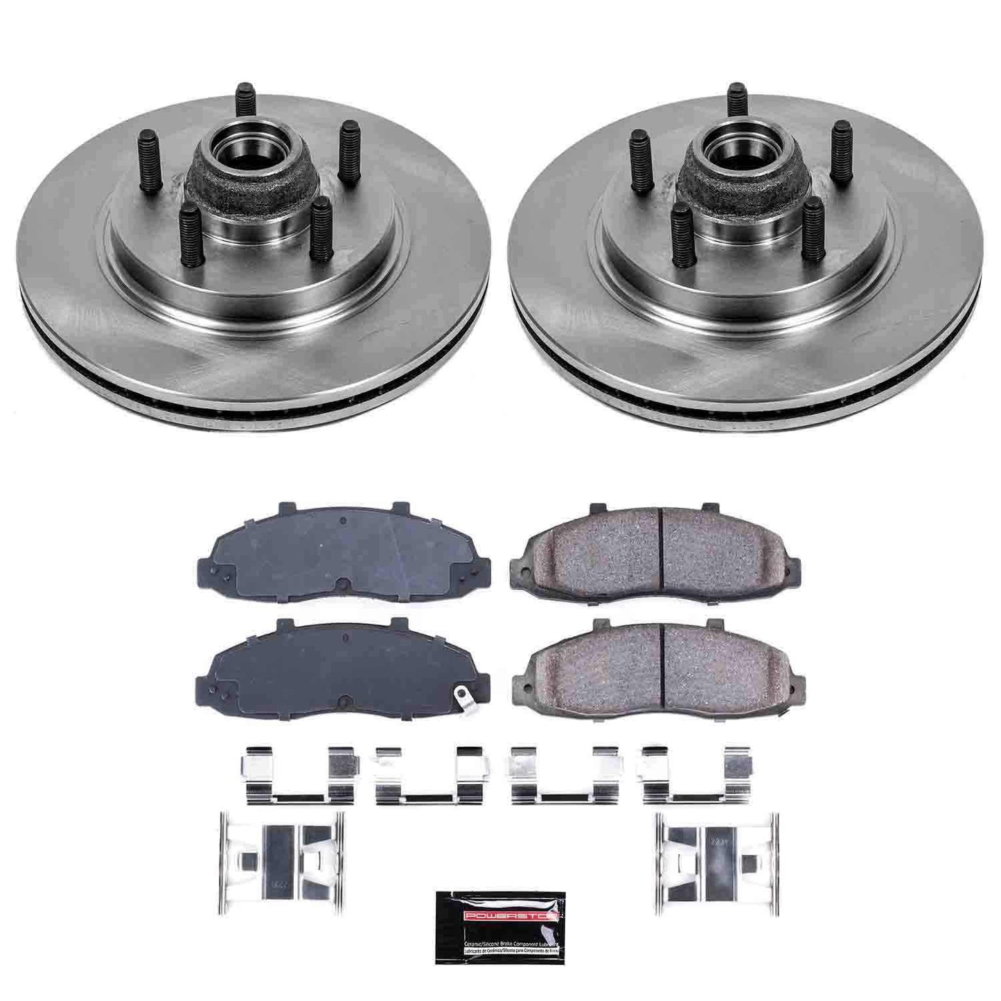 PowerStop Power Stop 00-03 Ford F-150 Front Autospecialty Brake Kit KOE1914