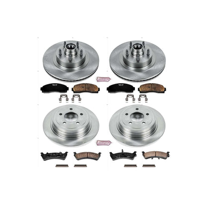 PowerStop Power Stop 2003 Ford Explorer Sport Front & Rear Autospecialty Brake Kit KOE1921