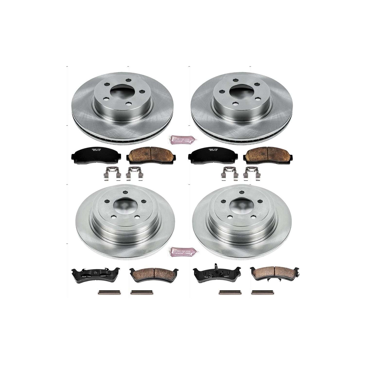 PowerStop Power Stop 2003 Ford Explorer Sport Front & Rear Autospecialty Brake Kit KOE1924