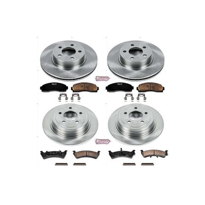 PowerStop Power Stop 2003 Ford Explorer Sport Front & Rear Autospecialty Brake Kit KOE1924