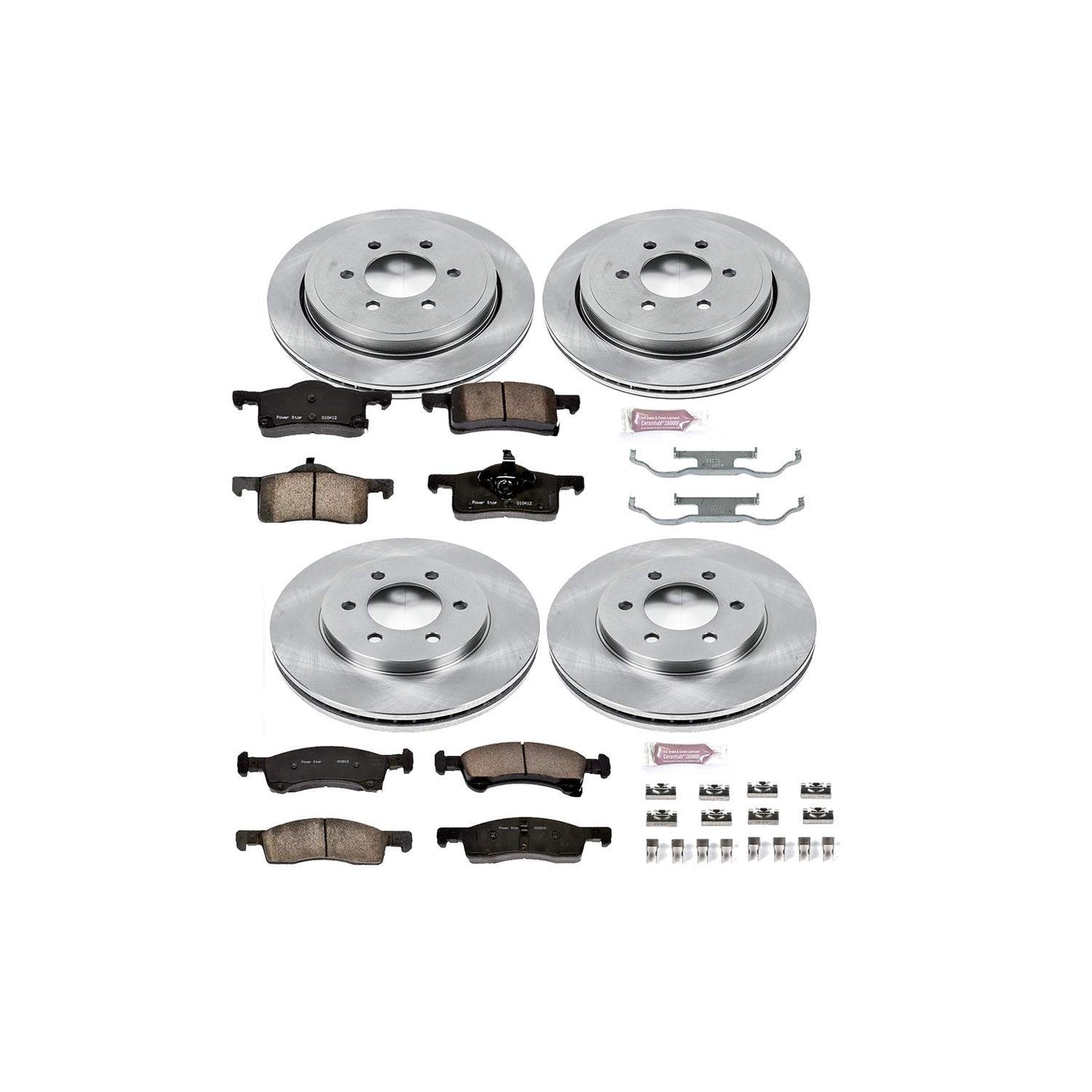 PowerStop Power Stop 02-06 Ford Expedition Front & Rear Autospecialty Brake Kit KOE1934