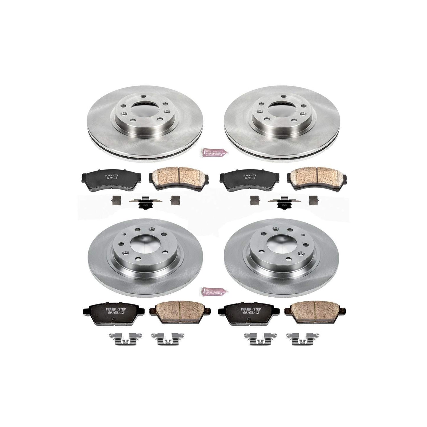 PowerStop Power Stop 06-12 Ford Fusion Front & Rear Autospecialty Brake Kit KOE200