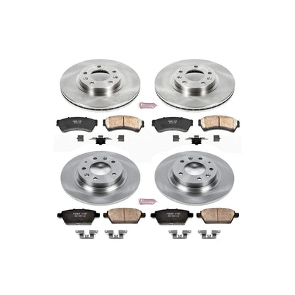 PowerStop Power Stop 06-12 Ford Fusion Front & Rear Autospecialty Brake Kit KOE200