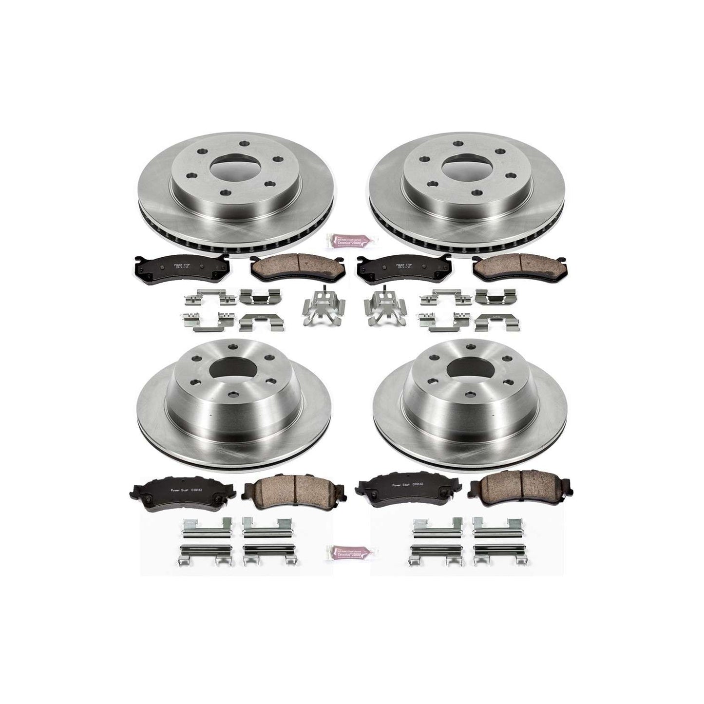 PowerStop Power Stop 03-05 Chevrolet Astro Front & Rear Autospecialty Brake Kit KOE2010