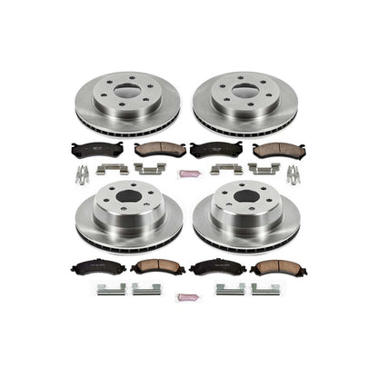 PowerStop Power Stop 02-06 Cadillac Escalade Front & Rear Autospecialty Brake Kit KOE2015