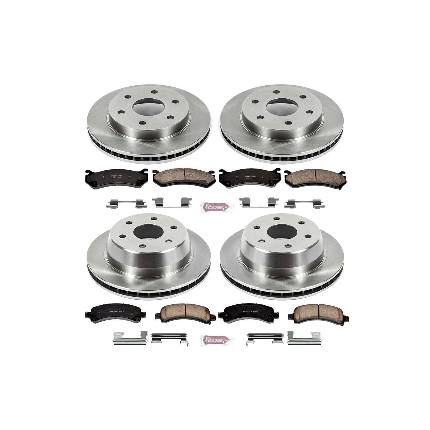 PowerStop Power Stop 03-06 Cadillac Escalade Front & Rear Autospecialty Brake Kit KOE2016