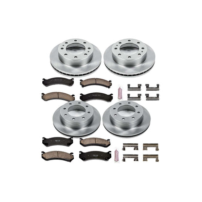 PowerStop Power Stop 01-03 Chevrolet Silverado 1500 HD Front & Rear Autospecialty Brake Kit KOE2023