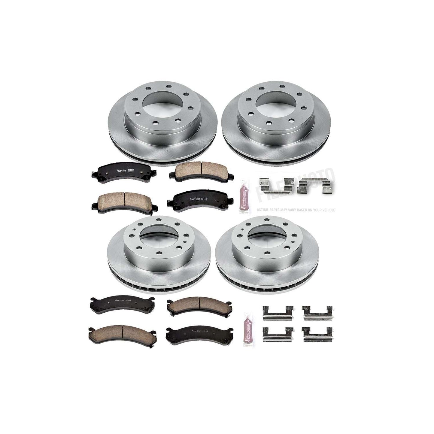 PowerStop Power Stop 03-17 Chevrolet Express 2500 Front & Rear Autospecialty Brake Kit KOE2025