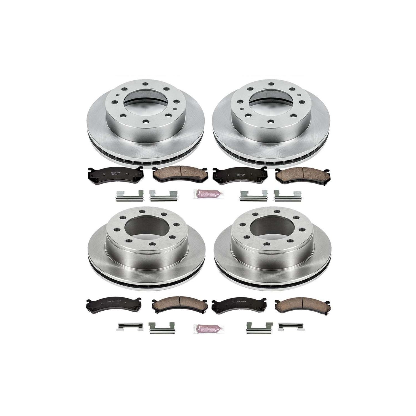 PowerStop Power Stop 02-06 Chevrolet Avalanche 2500 Front & Rear Autospecialty Brake Kit KOE2027