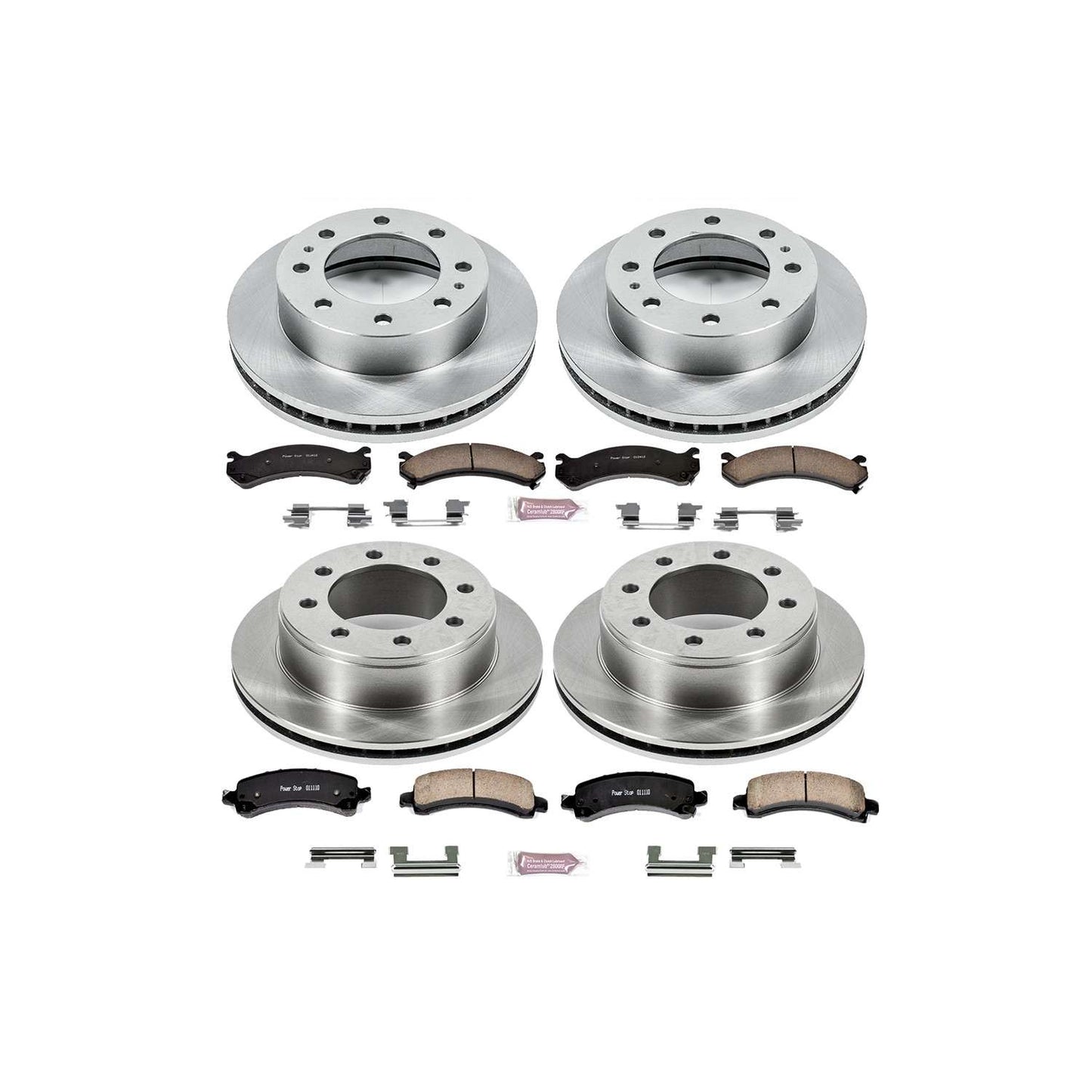 PowerStop Power Stop 06-17 Chevrolet Express 2500 Front & Rear Autospecialty Brake Kit KOE2029