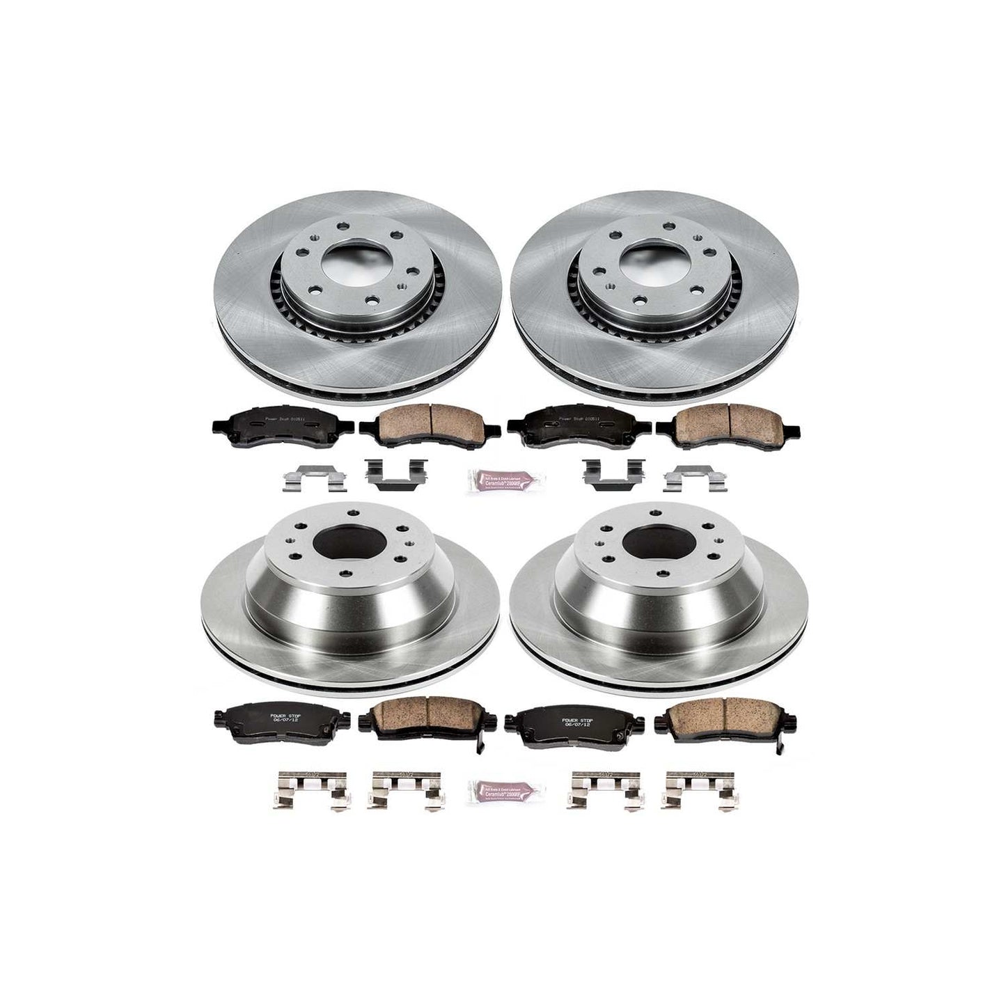 PowerStop Power Stop 06-07 Buick Rainier Front & Rear Autospecialty Brake Kit KOE2060
