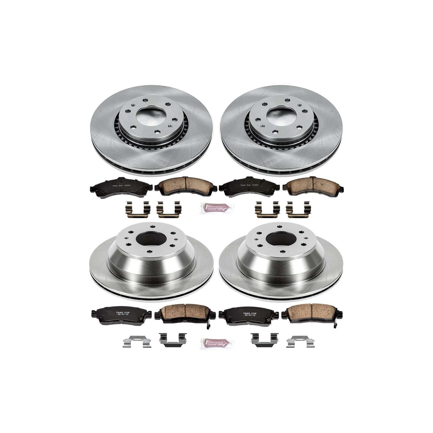 PowerStop Power Stop 04-05 Buick Rainier Front & Rear Autospecialty Brake Kit KOE2062