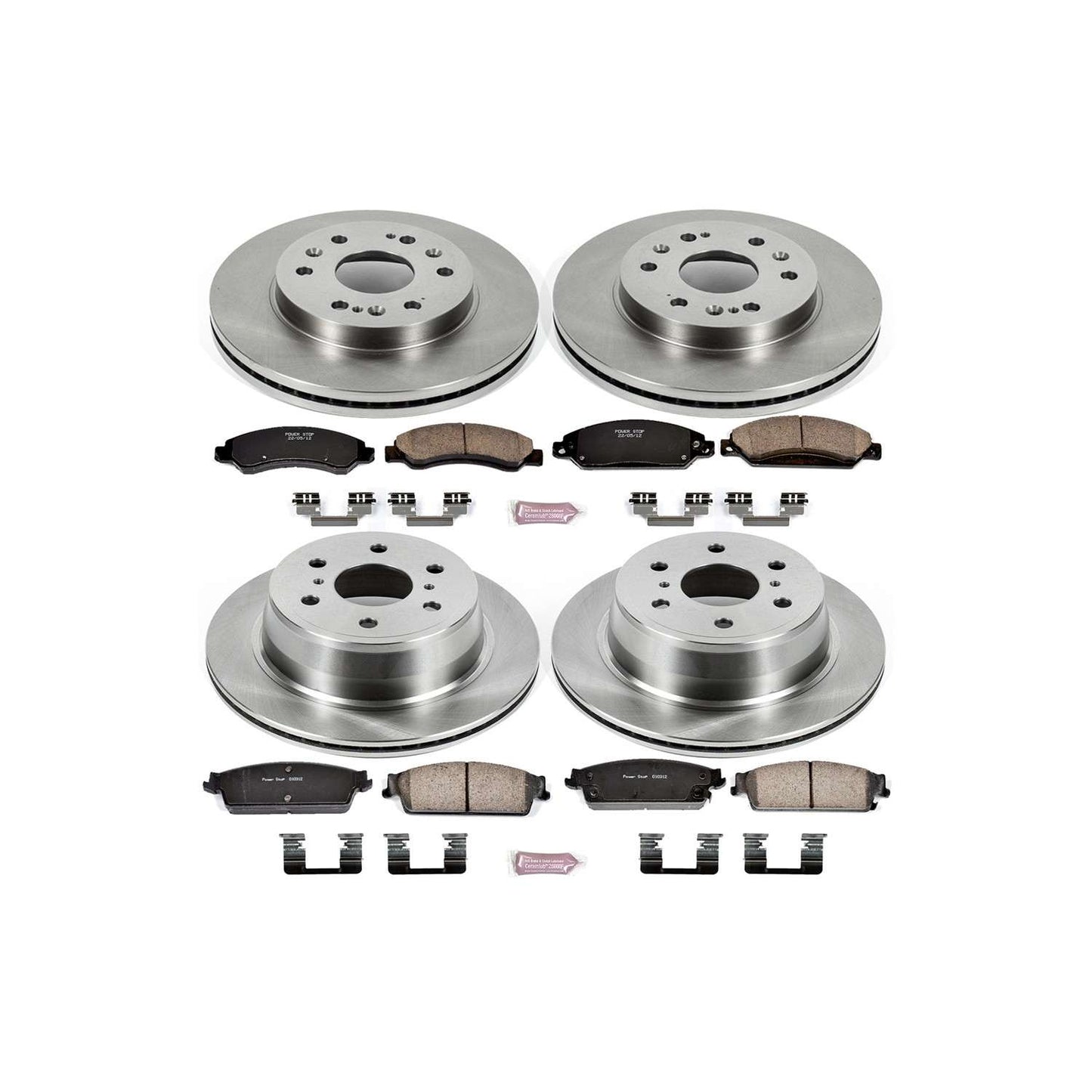 PowerStop Power Stop 07-08 Cadillac Escalade Front & Rear Autospecialty Brake Kit KOE2068