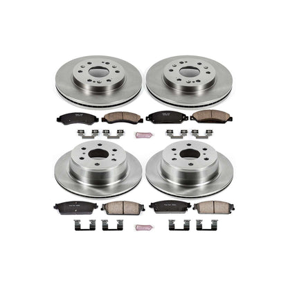 PowerStop Power Stop 07-08 Cadillac Escalade Front & Rear Autospecialty Brake Kit KOE2068