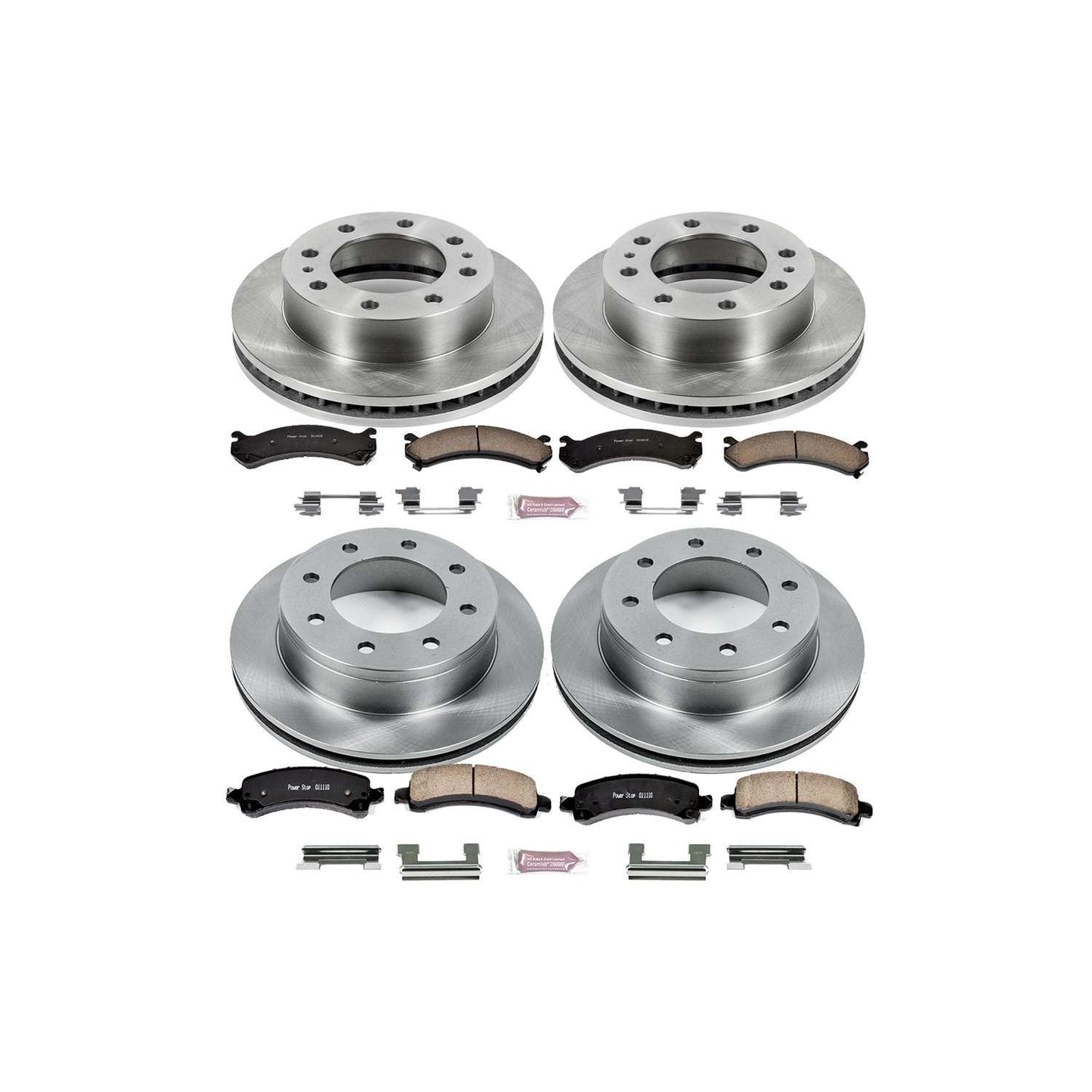 PowerStop Power Stop 14-19 Chevrolet Express 3500 Front & Rear Autospecialty Brake Kit KOE2072