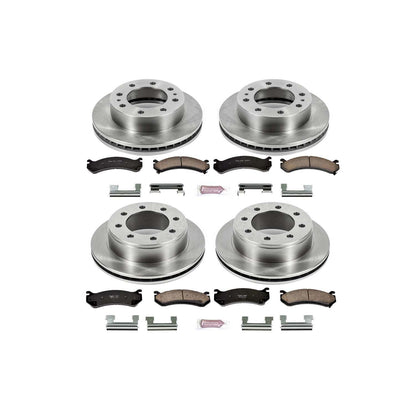 PowerStop Power Stop 02-04 Chevrolet Avalanche 2500 Front & Rear Autospecialty Brake Kit KOE2073