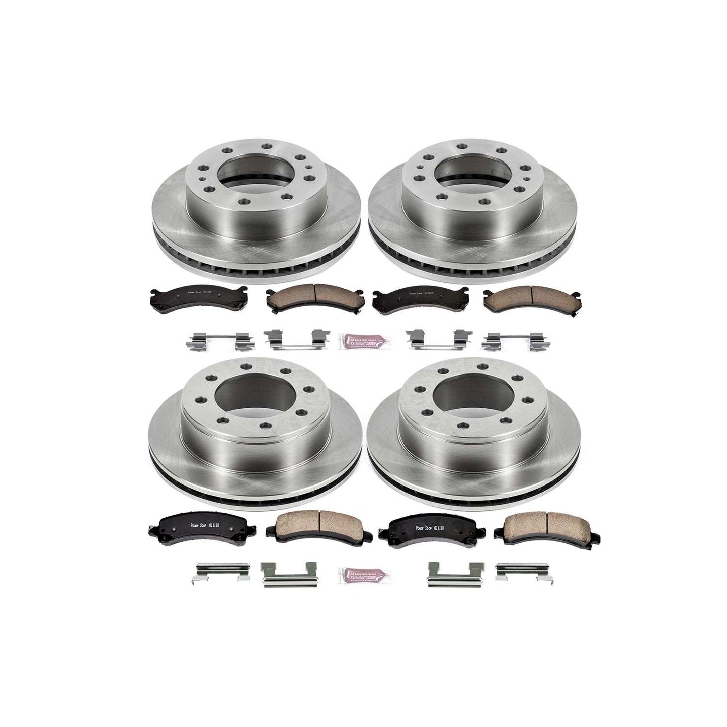 PowerStop Power Stop 14-19 Chevrolet Express 3500 Front & Rear Autospecialty Brake Kit KOE2074