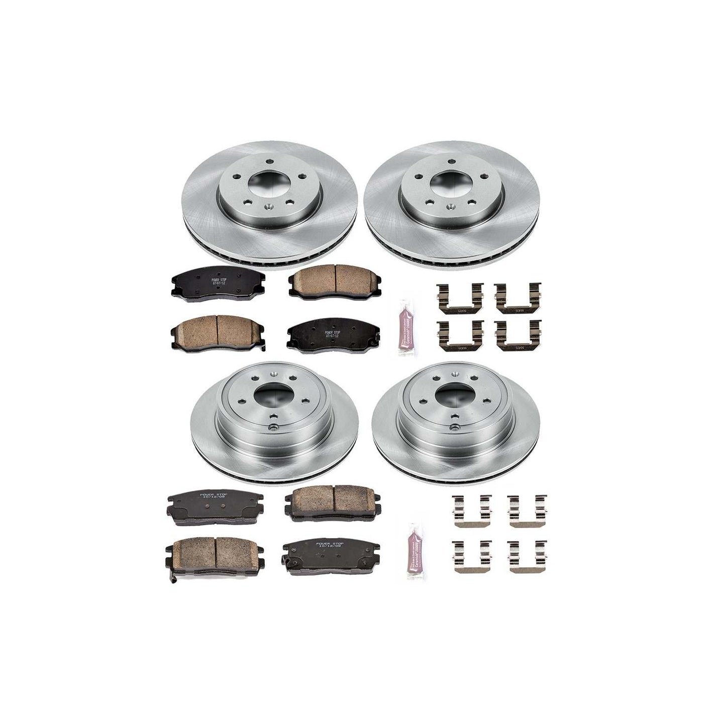 PowerStop Power Stop 12-15 Chevrolet Captiva Sport Front & Rear Autospecialty Brake Kit KOE2091