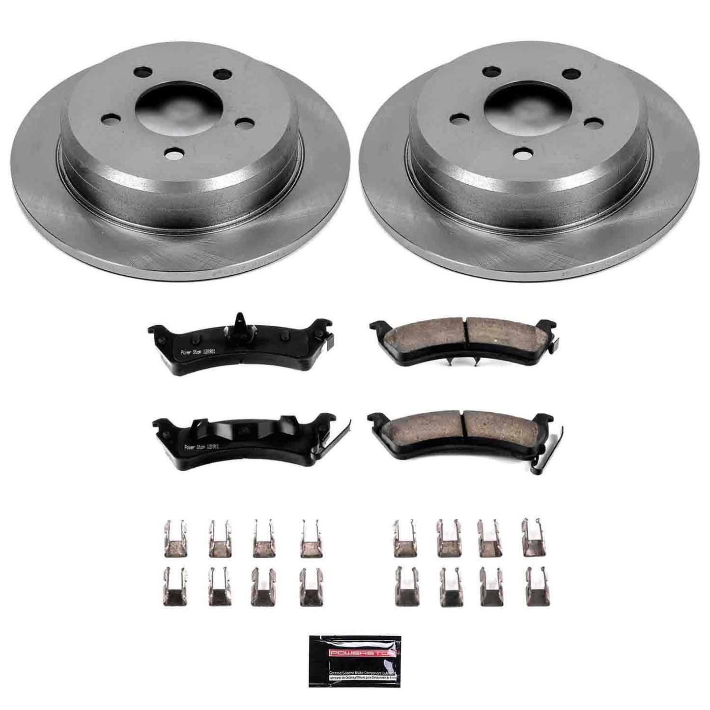 PowerStop Power Stop 93-98 Jeep Grand Cherokee Rear Autospecialty Brake Kit KOE2131