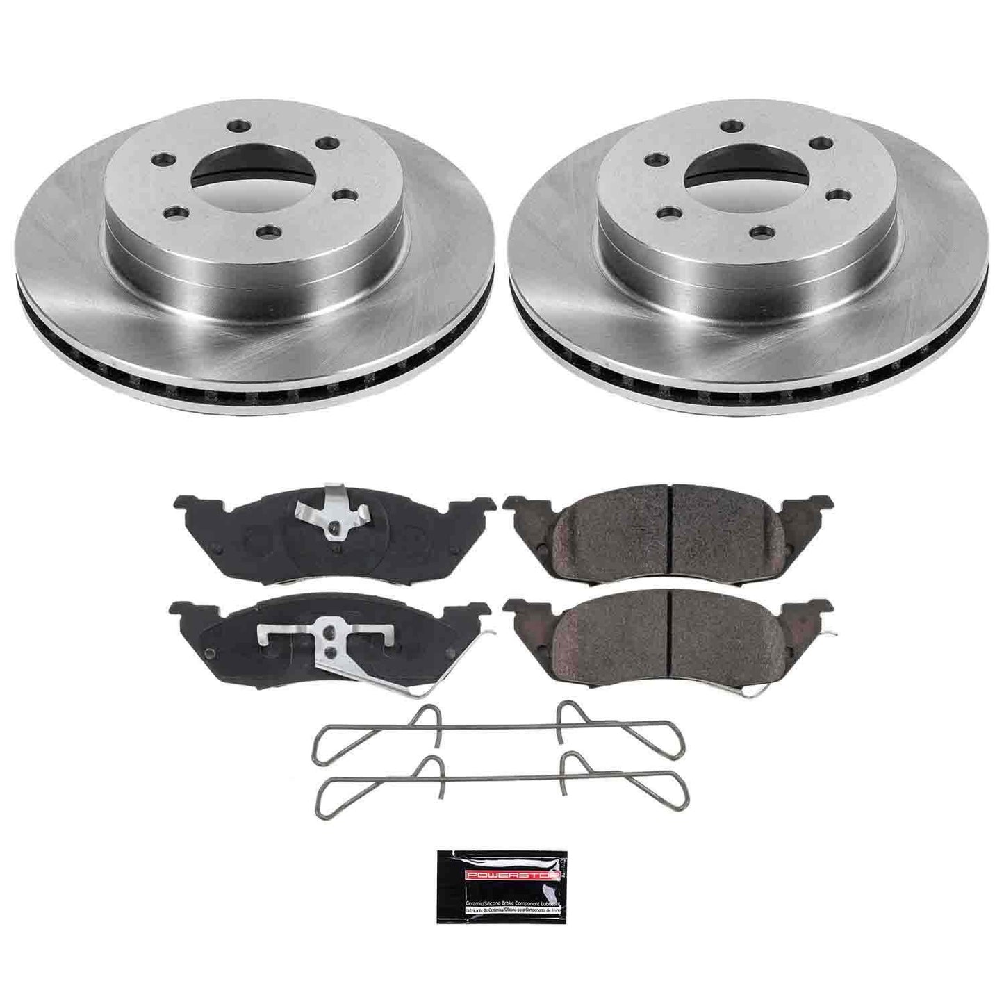 PowerStop Power Stop 97-98 Dodge Dakota Front Autospecialty Brake Kit KOE2137