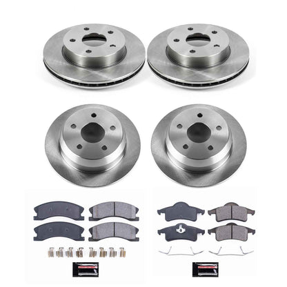 PowerStop Power Stop 99-04 Jeep Grand Cherokee Front & Rear Autospecialty Brake Kit KOE2150