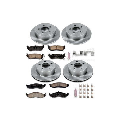 PowerStop Power Stop 03-06 Jeep Wrangler Front & Rear Autospecialty Brake Kit KOE2154