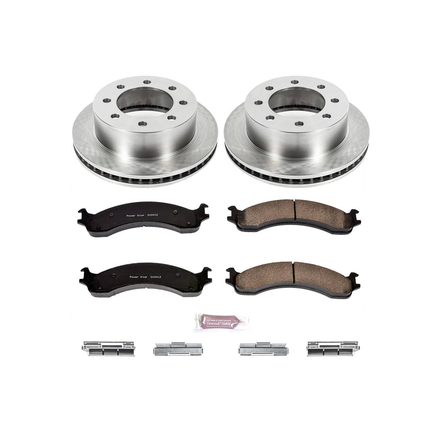 PowerStop Power Stop 00-02 Dodge Ram 2500 Front Autospecialty Brake Kit KOE2156