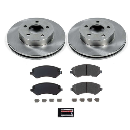 PowerStop Power Stop 02-07 Jeep Liberty Front Autospecialty Brake Kit KOE2160