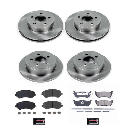 PowerStop Power Stop 03-07 Jeep Liberty Front & Rear Autospecialty Brake Kit KOE2162