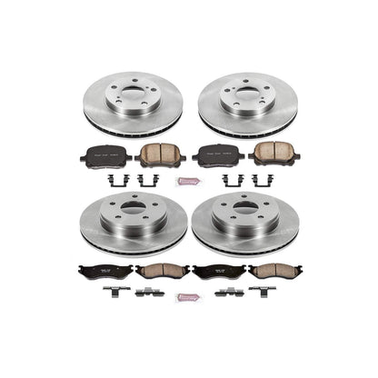 PowerStop Power Stop 04-06 Dodge Durango Front & Rear Autospecialty Brake Kit KOE2166