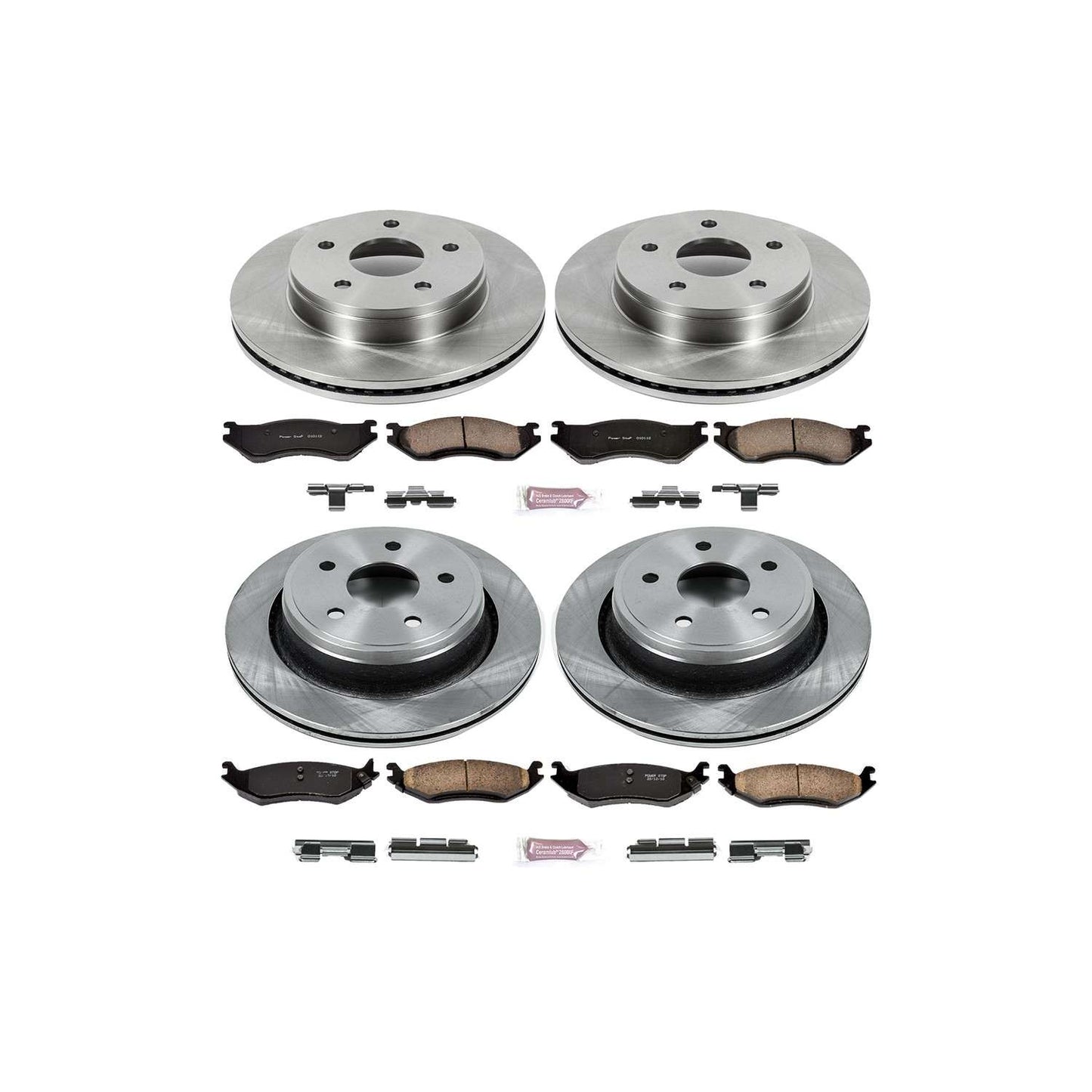 PowerStop Power Stop 03-05 Dodge Ram 1500 Front & Rear Autospecialty Brake Kit KOE2168