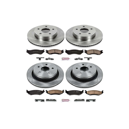 PowerStop Power Stop 03-05 Dodge Ram 1500 Front & Rear Autospecialty Brake Kit KOE2168