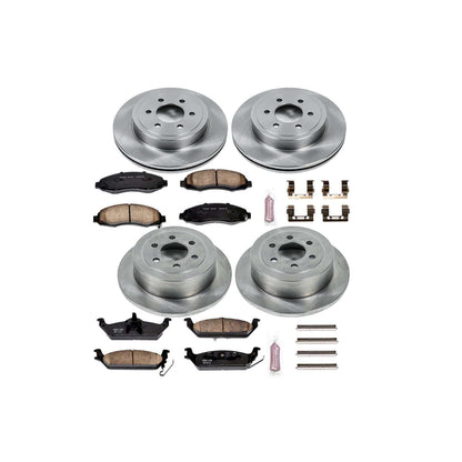 PowerStop Power Stop 03-04 Dodge Dakota Front & Rear Autospecialty Brake Kit KOE2188