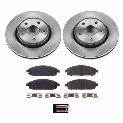 PowerStop Power Stop 06-10 Jeep Commander Front Autospecialty Brake Kit KOE2219