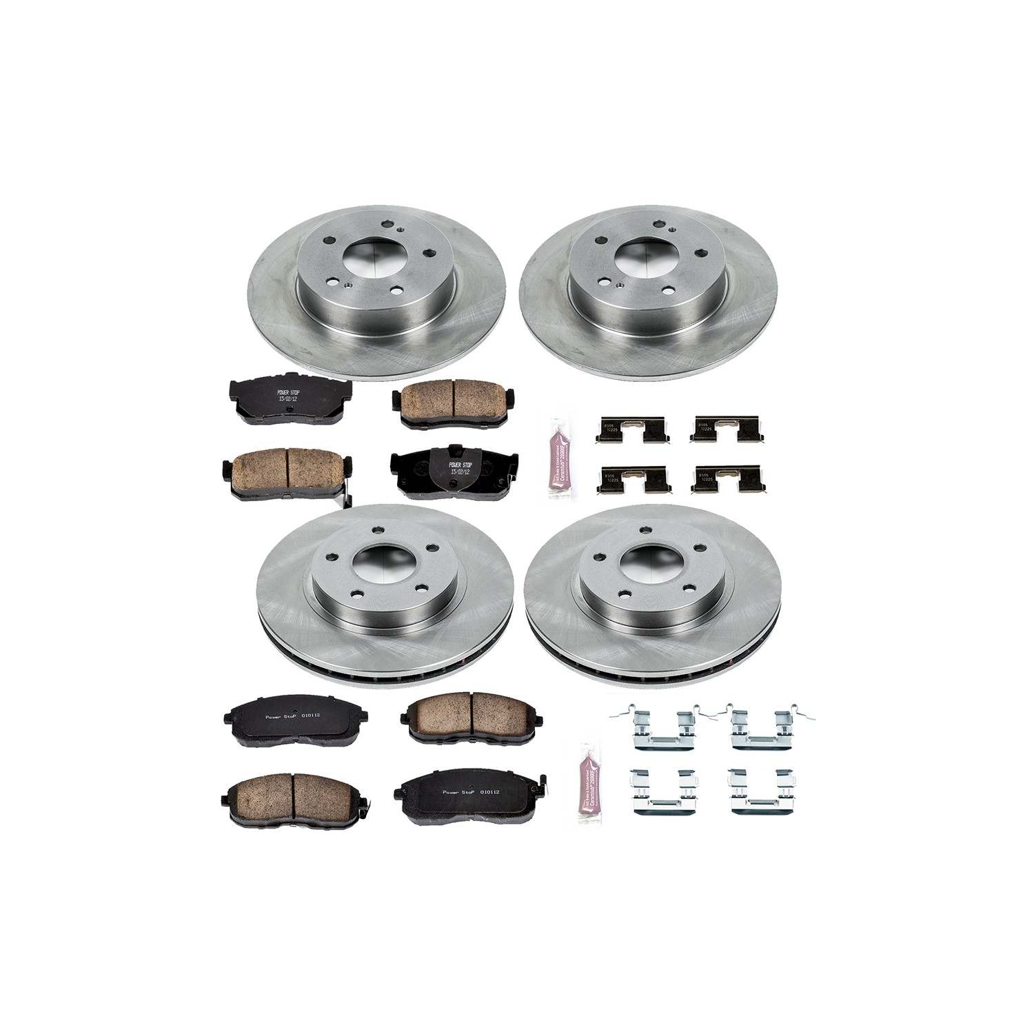 PowerStop Power Stop 00-01 Infiniti I30 Front & Rear Autospecialty Brake Kit KOE2281