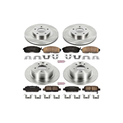 PowerStop Power Stop 02-06 Nissan Altima Front & Rear Autospecialty Brake Kit KOE2283